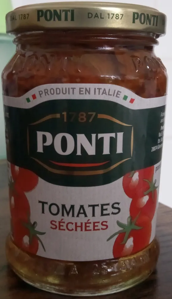 Tomates secos em óleo de sementes de girassol