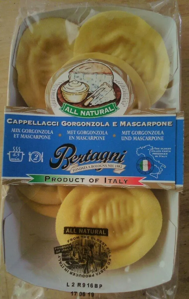 Cappellacci gorgonzola e mascarpone