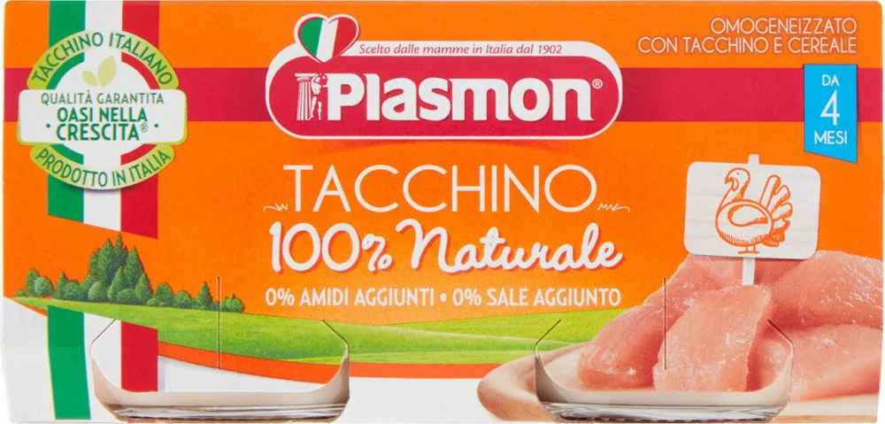 Tacchino omogeneizzato con tacchino e cereale