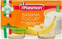 Banana yogurt omogeneizzato con fermenti latticIGPastorizzati
