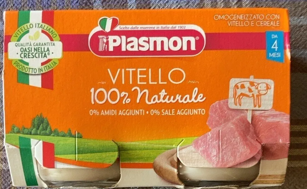 omogeneizzato con Vitello e cereale