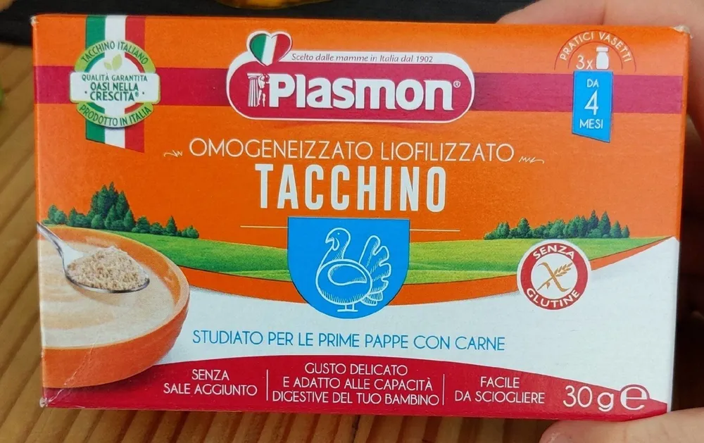 Omogenizzato liofilizzato tacchino
