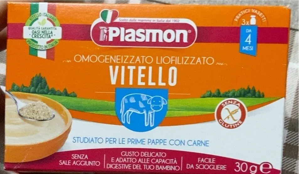 Omogeneizzato liofilizzato vitello