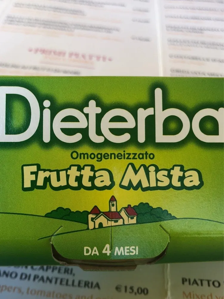 Omogeneizato frutta mista