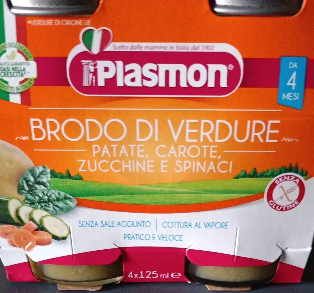 Brodo di verdure patate carote zucchine e spinaci