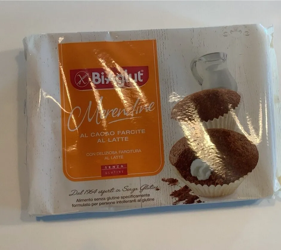 Merendine al cacao farcite al latte