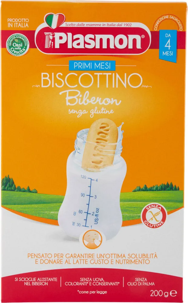 Primi mesi biscottino biberon senza glutine