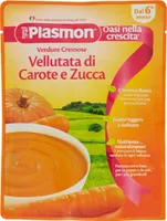 Verdure cremose vellutata di carote e zucca