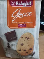 gocce con pezzi di cioccolato