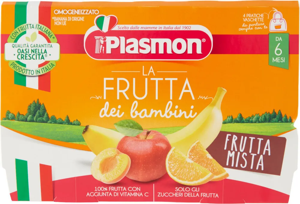 La frutta dei bambini frutta mista omogeneizzato