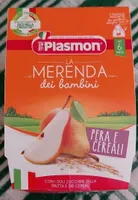 La merenda dei bambini - Pera e cereali