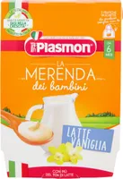 La merenda dei bambini latte vaniglia