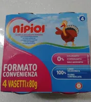 Omogeneizzati nipiol tacchino 80gr x4
