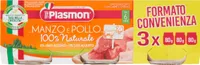 Manzo e pollo omogeneizzato con carne e cereale
