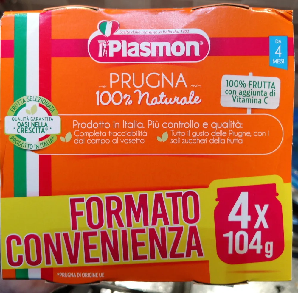 Omogeneizzato alla Prugna