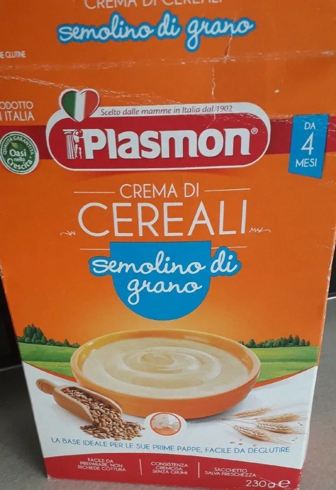 Crema di cereali semolino di grano