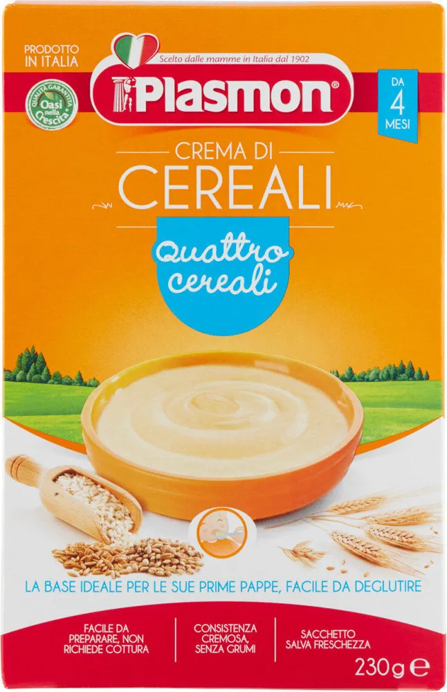 Crema di cereali quattro cereali