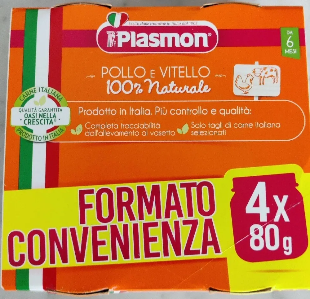 Plasmon pollo e vitello 100% naturale