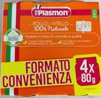 Plasmon pollo e vitello 100% naturale