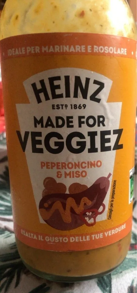 Made for veggiez peperoncino e miso