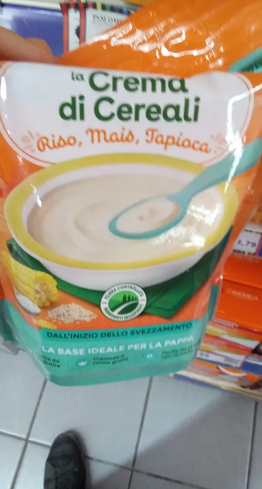 Plasmon la crema cereali riso mais