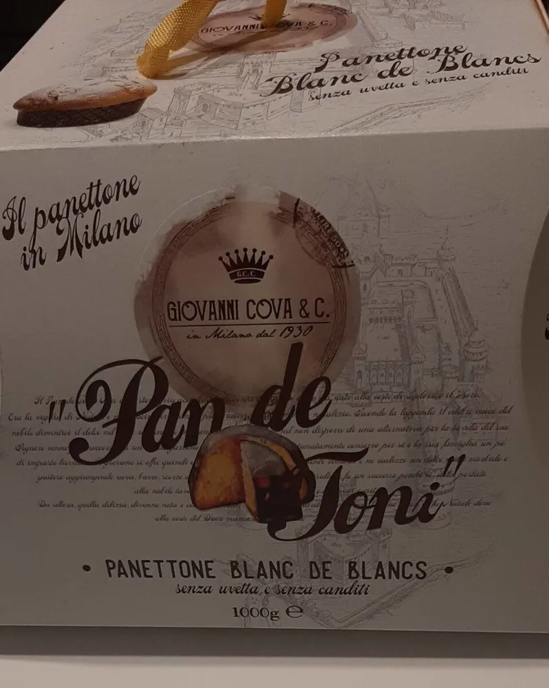 Panettone Blanc de blancs