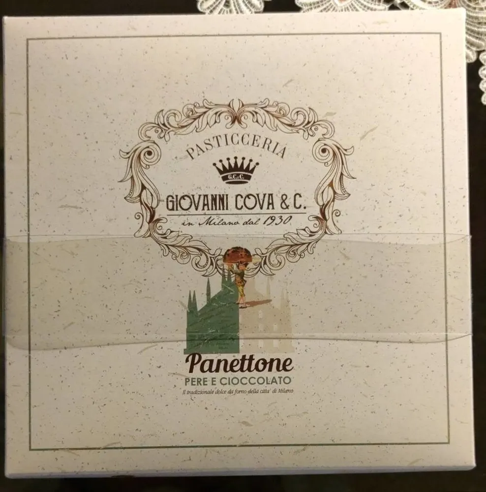 Panettone pere e cioccolato