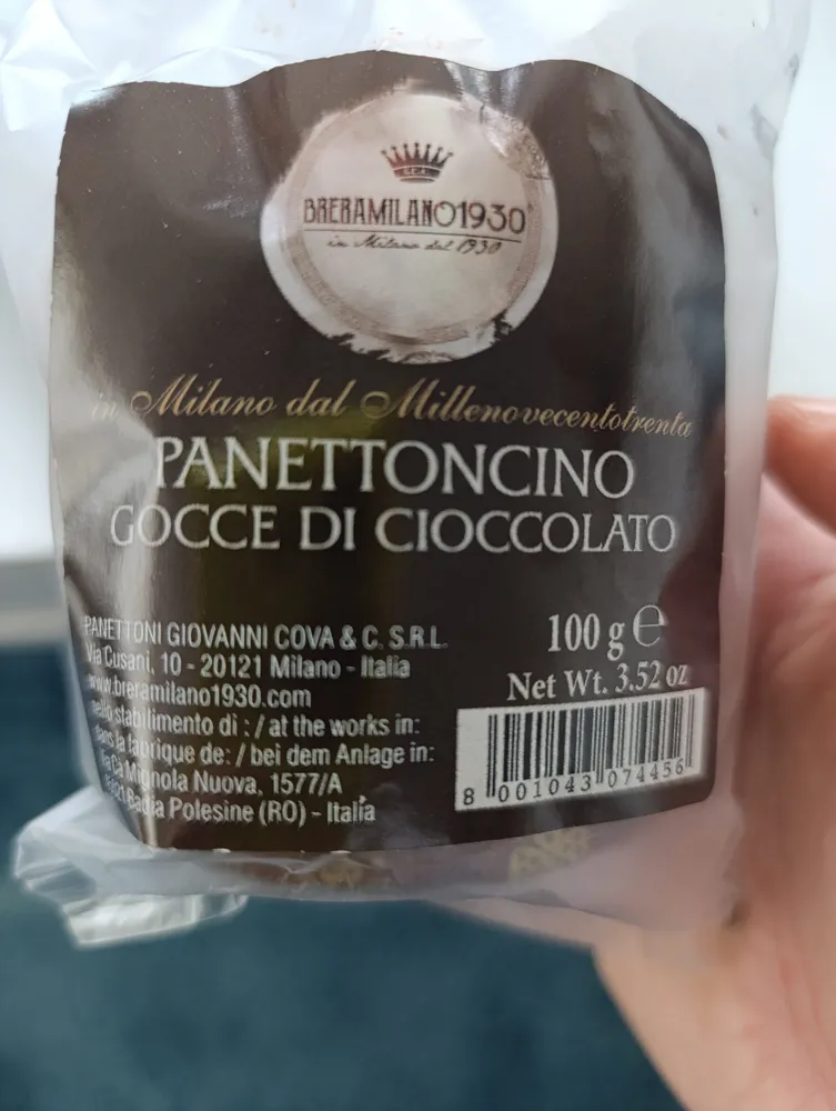 Panettoncino Gocce di Cioccolato