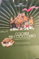 Colomba pere e cioccolata