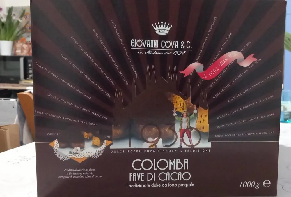 Colomba fave di cacao