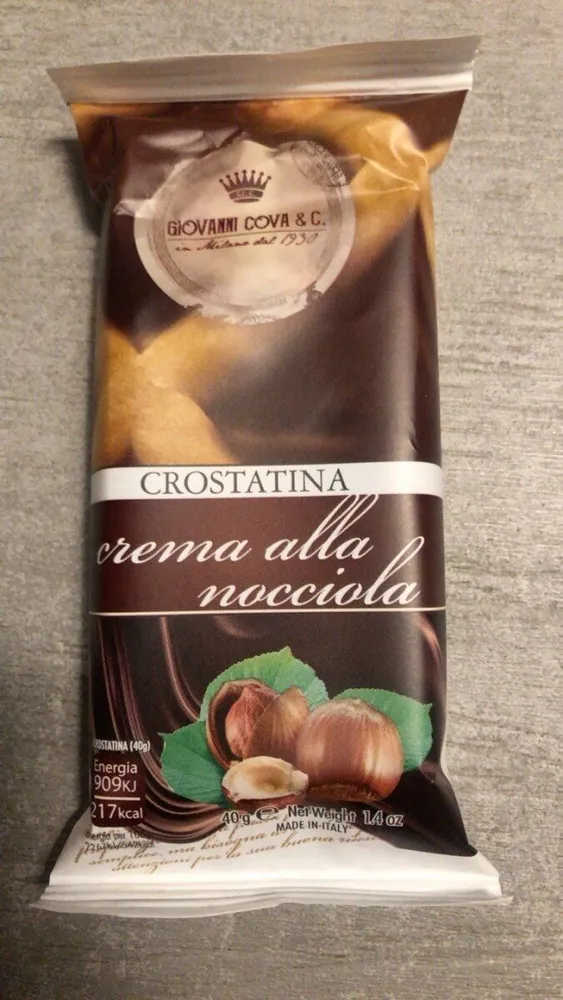 Crostatine crema nocciola