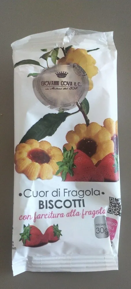 Biscotti cuor di fragola
