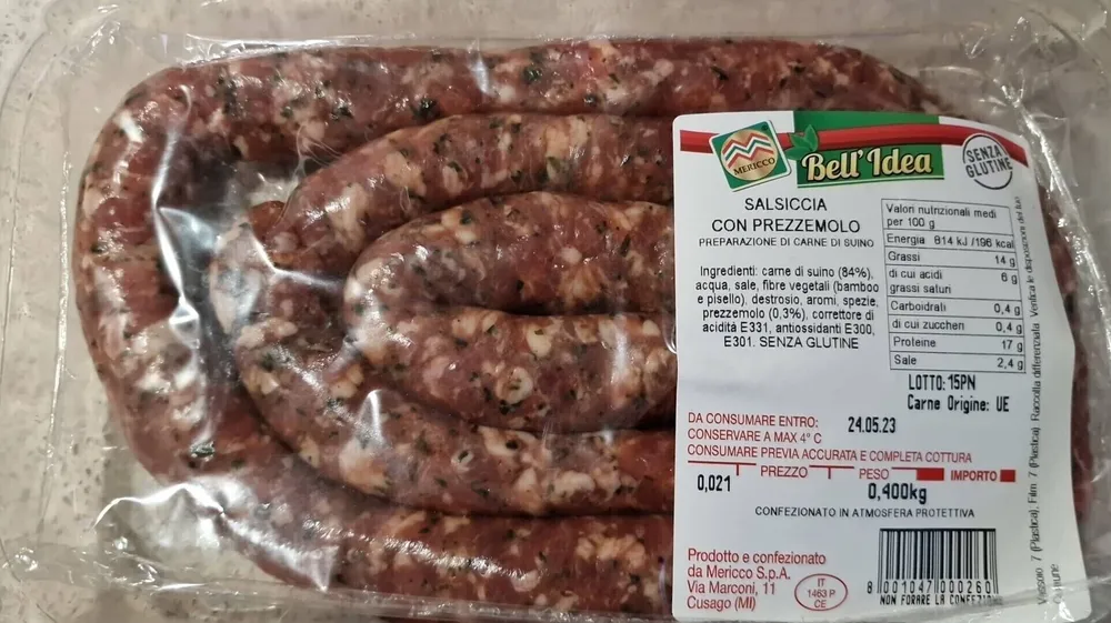 Salsiccia con prezzemolo
