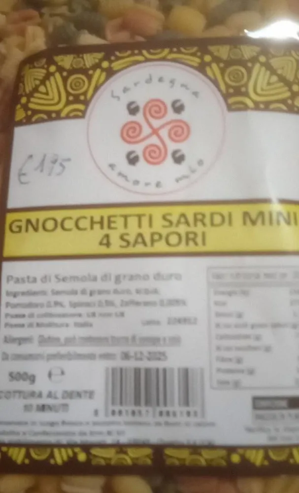 Gnocchetti sardi mini 4sapori