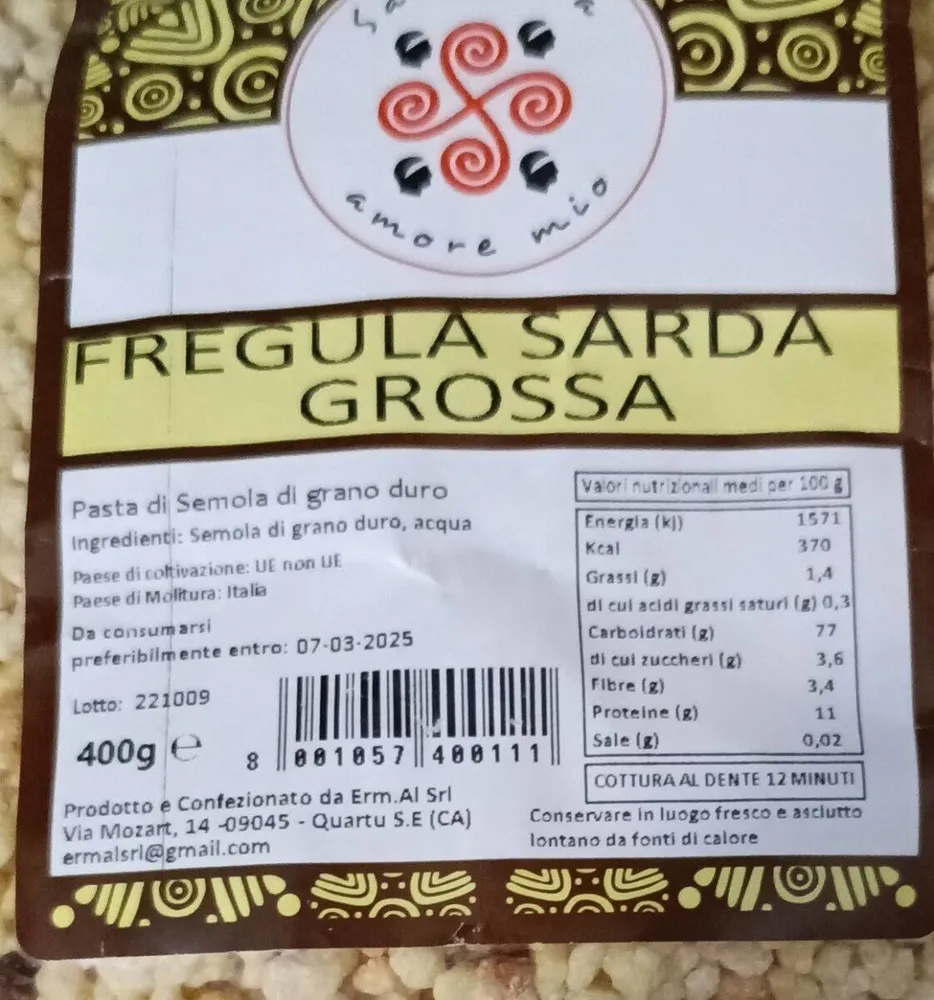 Fregula Sarda grossa