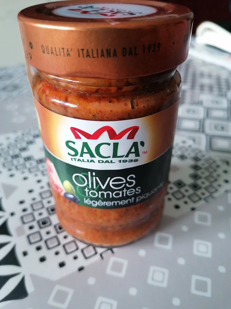 Sauce aux olives et tomates Sacla