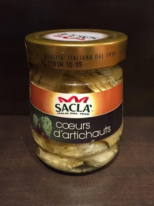 Coeurs D'artichauts Antipasto, Bocal De 285 Grammes, Marque Sacla