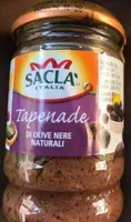 Sacla Italia Tapenade Di Olive Nere Naturali