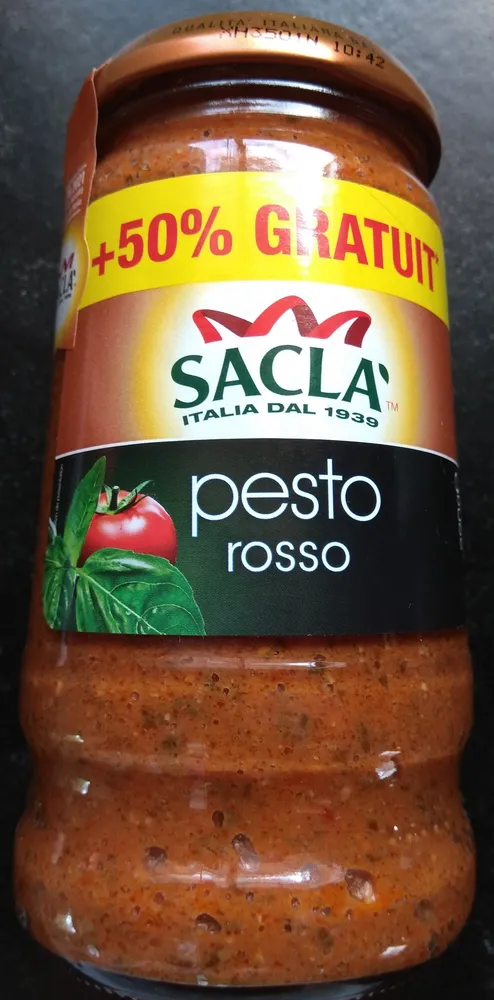 Pesto Rosso Sacla Italia 290g +50%gratuit