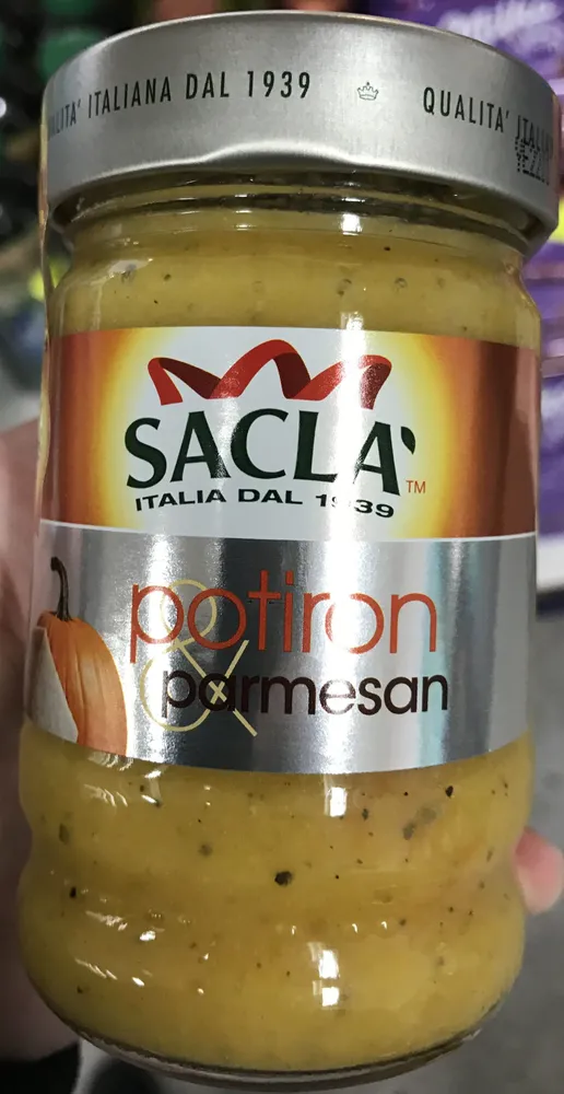 Sauvé potiron et fromage parmesan