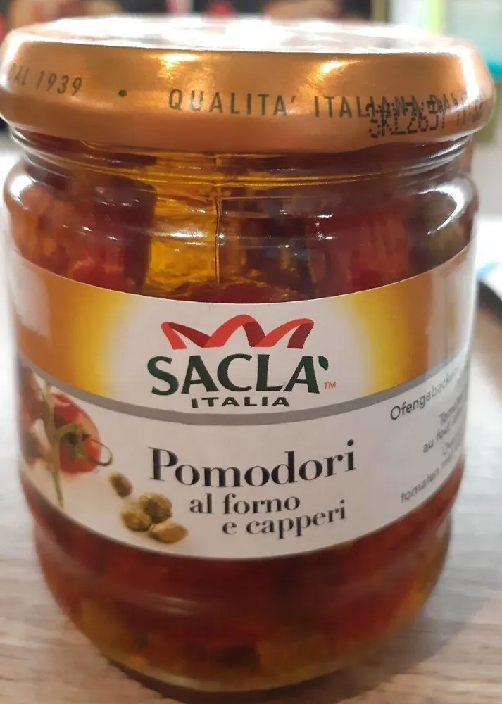 Tomates dorées au four avec piment