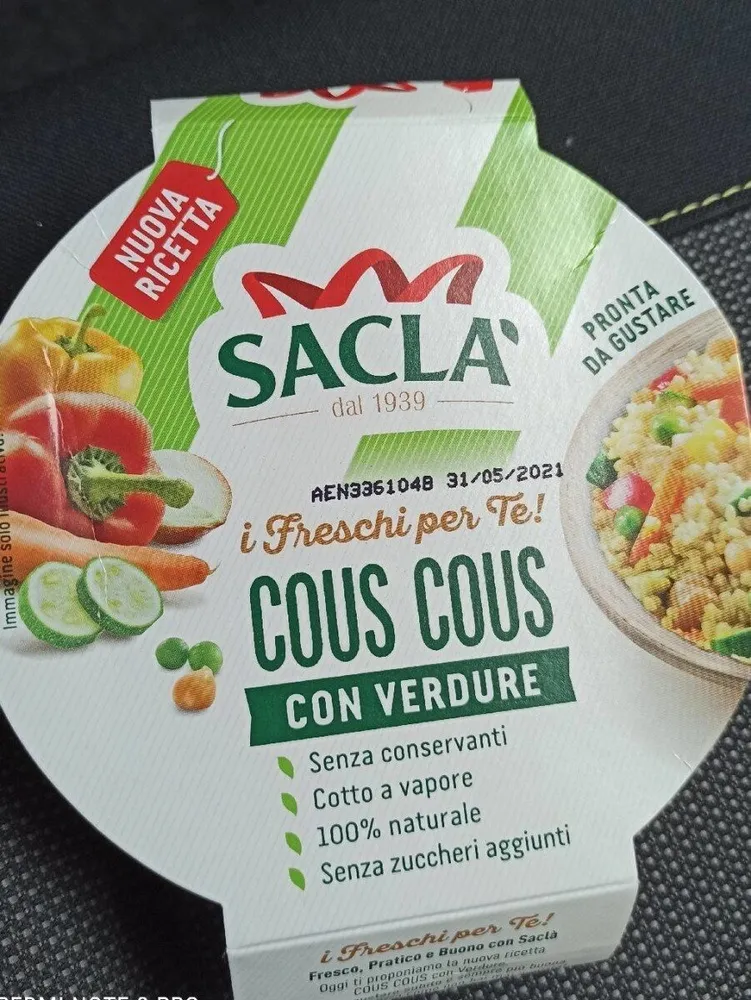 Cous cous con verdure