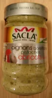 Sauce oignons Borettane, pistaches & abricots secs