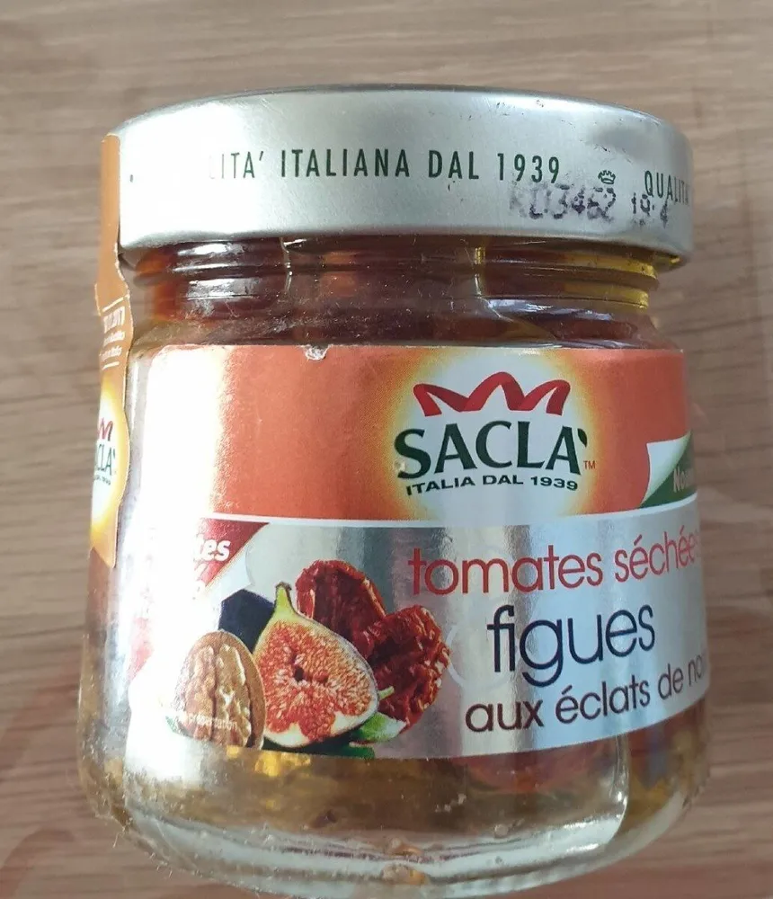 Tomates séchées, figues aux éclats de noix
