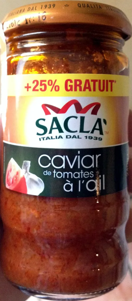 Caviar de tomates à l'ail