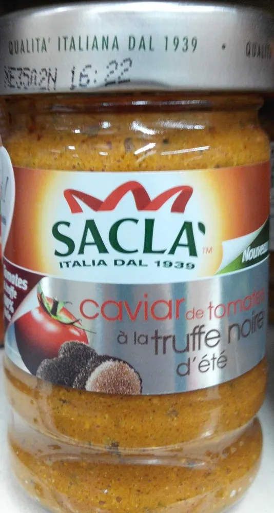 Caviar de tomates à la truffe noire d'été