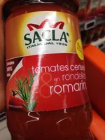 Tomates cerises en rondelles & romarin