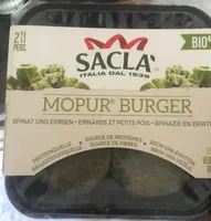 mopur burger epinard petit pois