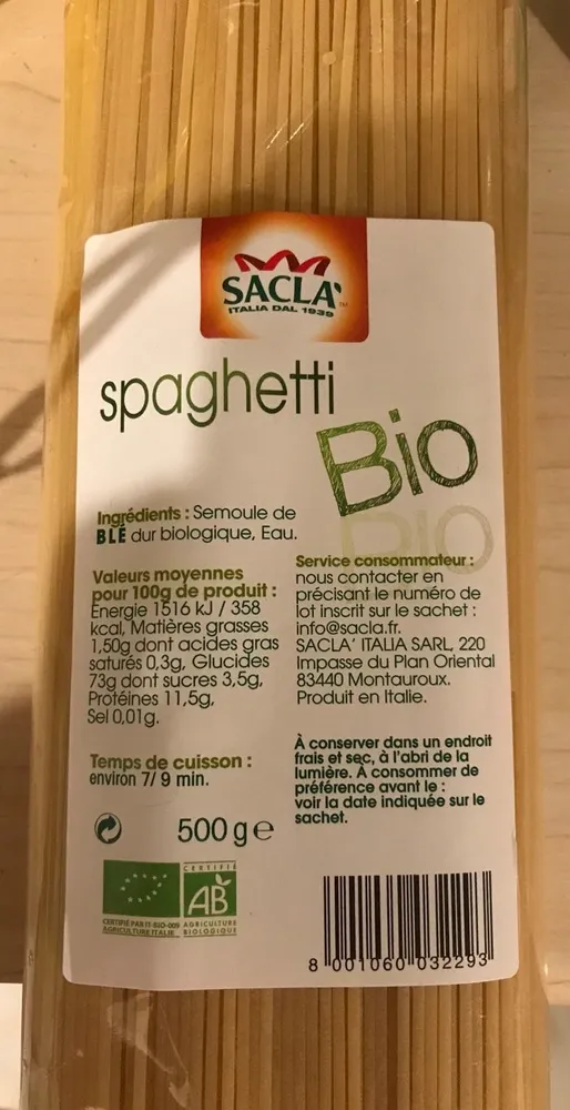 Spaghetti bio