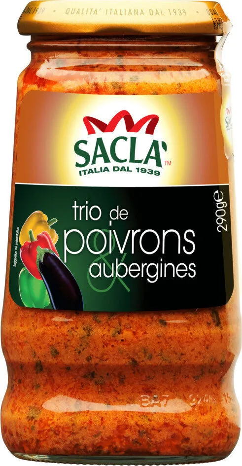 Trio de poivrons et aubergines